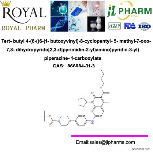 dihydropyrido[2,3-d]pyrimidin-2- yl)amino)pyridin-3-yl)piperazine- 1-carboxylate