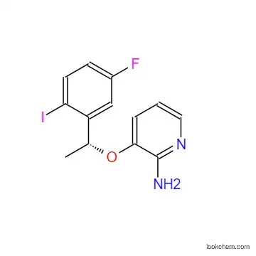 (R)-3-(1-(5-fluoro-2-iodophenyl)ethoxy)pyridin-2-amine