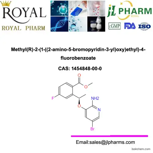 Methyl(R)-2-(1-((2-amino-5-bromopyridin-3-yl)oxy)ethyl)-4-fluorobenzoate