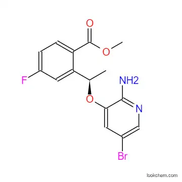 Methyl(R)-2-(1-((2-amino-5-bromopyridin-3-yl)oxy)ethyl)-4-fluorobenzoate