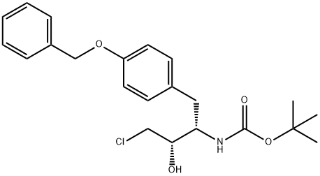 tert-butyl (2S,3S)-1-(4-(benzyloxy)phenyl)-4-chloro-3-hydroxybutan-2-ylcarbamate  CAS:174801-33-3