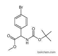 (4-Bromophenyl)-tert-butoxycarbonylaminoacetic acid methyl ester cas 709665-73-6