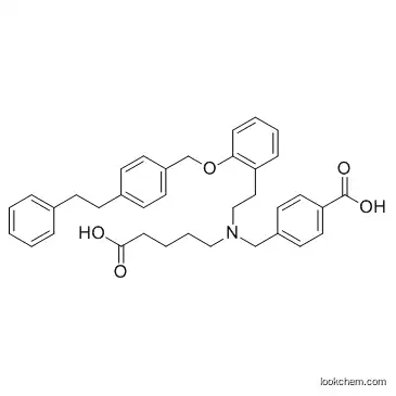 4-[N-(4-Carboxybutyl)-N-[2-[2-[4-(2-phenylethyl)benzyloxy]phenyl]ethyl]aMinoMethyl]benzoic acid CAS329773-35-5