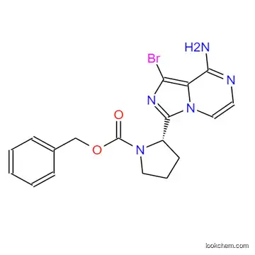 (S)-Benzyl 2-(8-amino-1-bromoimidazo[1,5-a]pyrazin-3-yl)pyrrolidine-1-carboxylate