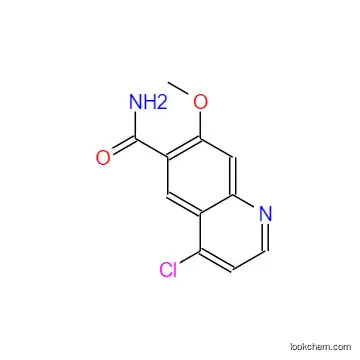 4-Chloro-7-methoxyquinoline-6-carboxamide