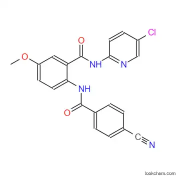 N-(5-Chloro-2-pyridinyl)-2-[(4-cyanobenzoyl)amino]-5-methoxybenzamide