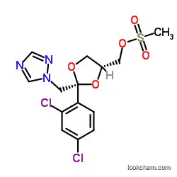 cis-2-(2,4-Dichlorophenyl)-2-(1H-1,2,4-triazol-1-ylmethyl)-1,3-dioxolan-4-ylmethyl methanesulphonateCAS67914-86-7
