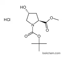 (2S,4R)-4-Hydroxy-1,2-pyrrolidinedicarboxylic acid 1-tert-butyl 2-methyl ester hydrochloride CAS144527-44-6