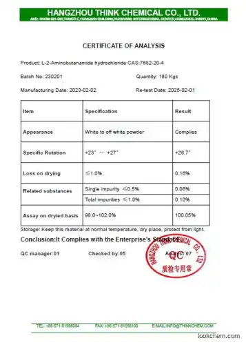 L-2-Aminobutanamide hydrochloride for Brivaracetam