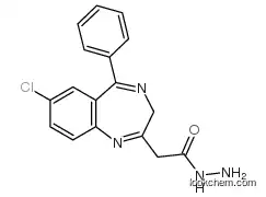 2-(2-ACETYLHYDRAZINO)-7-CHLORO-5-PHENYL-3H-1,4-BENZODIAZEPINE CAS28910-89-6