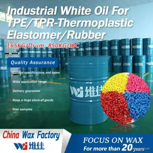 Industrial White Oil For TPE/TPR-Thermoplastic Elastomer/Rubber