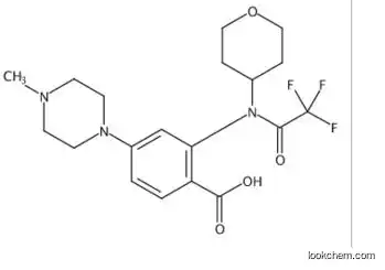 4-(4-Methylpiperazin-1-yl)-2-[(tetrahydropyran-4-yl) (2,2,2-trifluoroacetyl) amino] benzoic acid