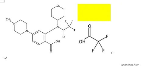 4-(4-Methylpiperazin-1-yl)-2-[(tetrahydropyran-4-yl) (2,2,2-trifluoroacetyl) amino] benzoic acid trifluoroacetate