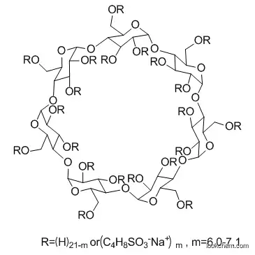 β-Cyclodextrin, sulfobutyl ethers, sodium salts CAS182410-00-0