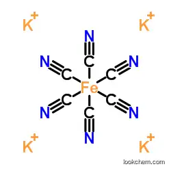 Tetrapotassium hexacyanoferrate trihydrate CAS13943-58-3