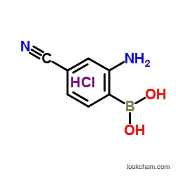 (2-AMINO-4-CYANO)BENZENEBORONIC ACID, HYDROCHLORIDECAS850568-47-7