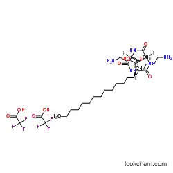 N2-(1-Oxohexadecyl)-L-lysyl-L-valyl-L-lysine 2,2,2-trifluoroacetate (1:2) CAS623172-56-5