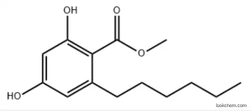 Benzoic acid, 2-hexyl-4,6-dihydroxy-, methyl ester