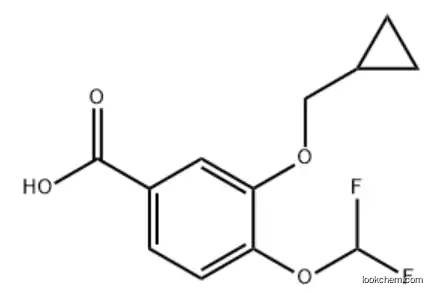 3-Cyclopropylmethoxy-4-Difluoromethoxy-Benzoic Acid CAS 162401-62-9