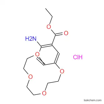 6-amino-3,4-benzo-12-crown-4-benzoicacid ethyl ester; hydrochloride