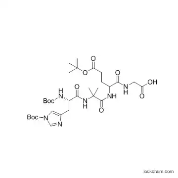 Boc-His(Boc)-Aib-Glu(OtBu)-Gly-OH