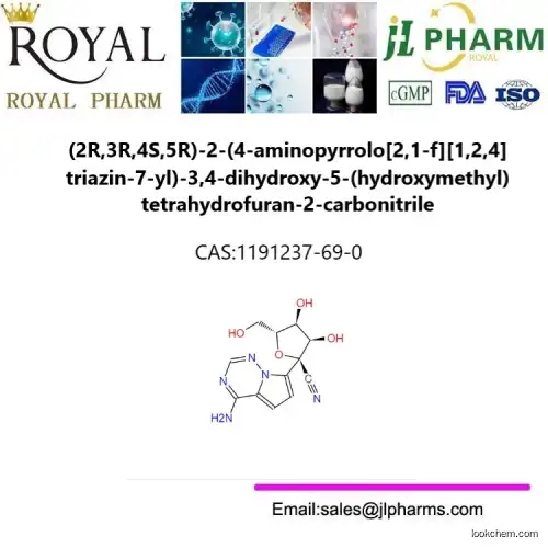 (2R,3R,4S,5R)-2-(4-aminopyrrolo[2,1-f][1,2,4]triazin-7-yl)-3,4-dihydroxy-5-(hydroxymethyl)tetrahydrofuran-2-carbonitrile