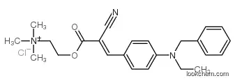 [2-[[2-cyano-3-[4-[ethylbenzylamino]phenyl]-1-oxoallyl]oxy]ethyl]trimethylammonium chloride CAS71550-24-8
