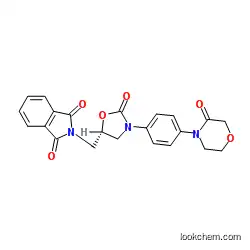 1H-ISOINDOLE-1,3(2H)-DIONE, 2-[[(5S)-2-OXO-3-[4-(3-OXO-4-MORPHOLINYL)PHENYL]-5-OXAZOLIDINYL]METHYL]- CAS446292-08-6