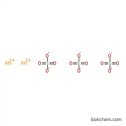 rhodium(+2) cation trisulfateCAS10489-46-0