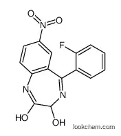 5-(2-fluorophenyl)-3-hydroxy-7-nitro-1,3-dihydro-1,4-benzodiazepin-2-one CAS74723-10-7
