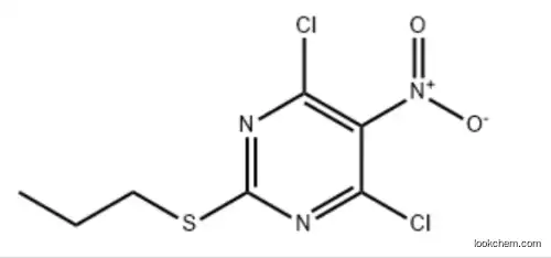 Pharmaceutical Chemical 4 6-Dichloro-5-Nitro-2-Propylthiopyrimidine CAS 145783-14-8