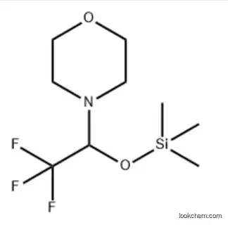 4-[2,2,2-Trifluoro-1-[(trimethylsilyl)oxy]ethyl]morpholine