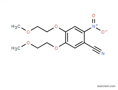 4, 5-Bis (2-methoxy) -2-Nitrobenzonitrile / Erlotinib Intermediate CAS 236750-65-5
