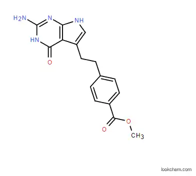 CAS. 155405-80-4 4-[2- (2-Amino-4, 7-Dihydro-4-Oxo-1H-Pyrrolo[2, 3-D]Pyrimi DIN-5-Yl) Ethyl]Benzoic Acid Methyl Ester