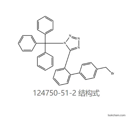 N- (Triphenylmethyl) -5- (4′-Bromomethylbiphenyl-2-yl-) Tetrazole Bbtt CAS No. 124750-51-2