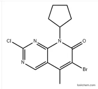 Hot Sales Low Prices 6-Bromo-2-Chloro-8-Cyclopentyl-5-Methylpyr CAS: 1016636-76-2