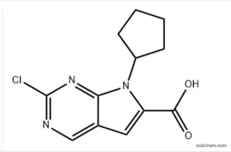 2-chloro-7-cyclopentyl-7H-pyrrolo[2,3-d]pyriMidine-6-carboxylic acid