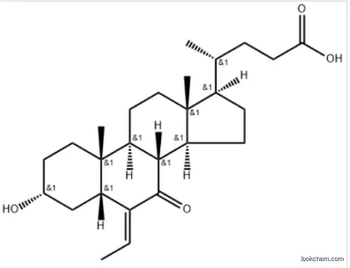 (E)-3α-hydroxy-6-ethylidene-7-keto-5β-cholan-24-oic acid cas:1516887-33-4