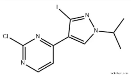 PyriMidine, 2-chloro-4-[3-iodo-1-(1-Methylethyl)-1H-pyrazol-4-yl] In stock-