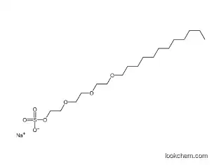 sodium 2-[2-[2-(dodecyloxy)ethoxy]ethoxy]ethyl sulphate CAS NO.13150-00-0