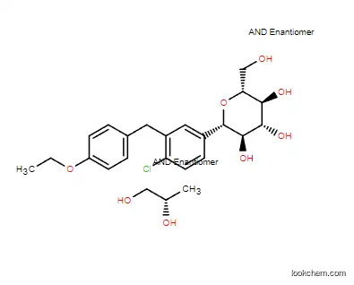 High Purity Dapagliflozin Propanediol Monohydrate Raw Powder CAS 960404-48-2 for Diabetes Treatment