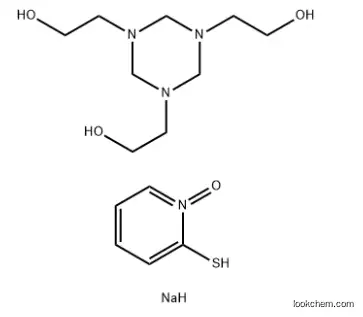 1,3,5-Triazine-1,3,5(2H,4H,6H)-triethanol, mixt. with 2-pyridinethiol 1-oxide sodium salt (9CI) In stock