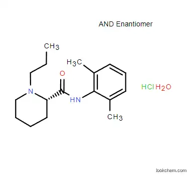 99% CAS 132112-35-7 Ropivacaine Hydrochloride Powder GMP Ropivacaine HCl