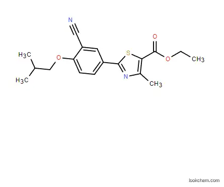 CAS 160844-75-7 Ethyl 2- (3-cyano-4-isobutoxyphenyl) -4-Methyl-5-Thiazolecarboxylate; Febuxostat Intermediate