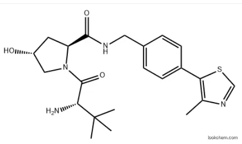 (2S,4R)-1-((S)-2-amino-3,3-dimethylbutanoyl)-4-hydroxy-N-(4-(4-methylthiazol-5-yl)benzyl)pyrrolidine-2-carboxamide