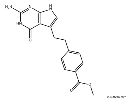 4-[2-(2-Amino-4,7-dihydro-4-oxo-1H-pyrrolo[2,3-d]pyrimidin-5-yl)ethyl]benzoic acid methyl ester In stock