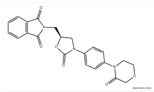 1H-ISOINDOLE-1,3(2H)-DIONE, 2-[[(5S)-2-OXO-3-[4-(3-OXO-4-MORPHOLINYL)PHENYL]-5-OXAZOLIDINYL]METHYL]- In stock