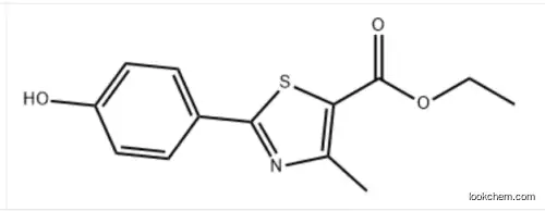 ethyl 2-(4-hydroxyphenyl)-4-methyl thiazole-5-carboxylate In stock