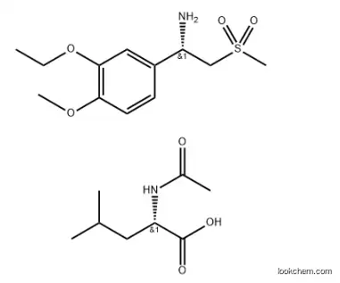 (S)-1-(3-Ethoxy-4-Methoxyphenyl)-2-(Methylsulfonyl)ethylaMine N-acetyl-L-leucine salt In stock