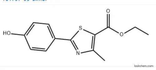 ethyl 2-(4-hydroxyphenyl)-4-methyl thiazole-5-carboxylate  In stock